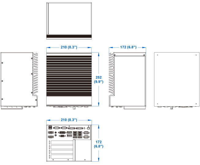 Product Pages Show Vecow Wide Temperature Fanless Embedded Computing System Machine Vision Video Analytics Surveillance Intelligent Industrial Automation